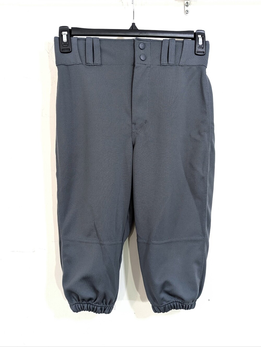 Champro Solid Dark Grey Baseball Pants - Half Leg Knickers Style - Size Youth XL